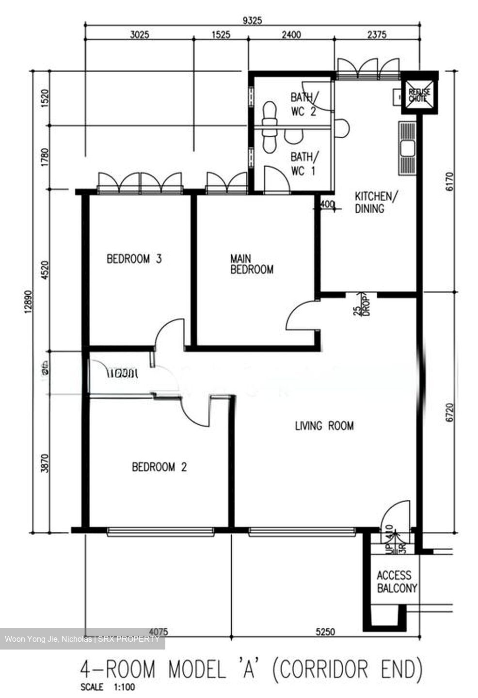 Blk 129 Bukit Batok West Avenue 6 (Bukit Batok), HDB 4 Rooms #583891521